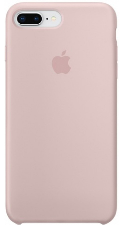 Чехол Silicone Case для iPhone 7/8 Plus светло-розовый в Тюмени